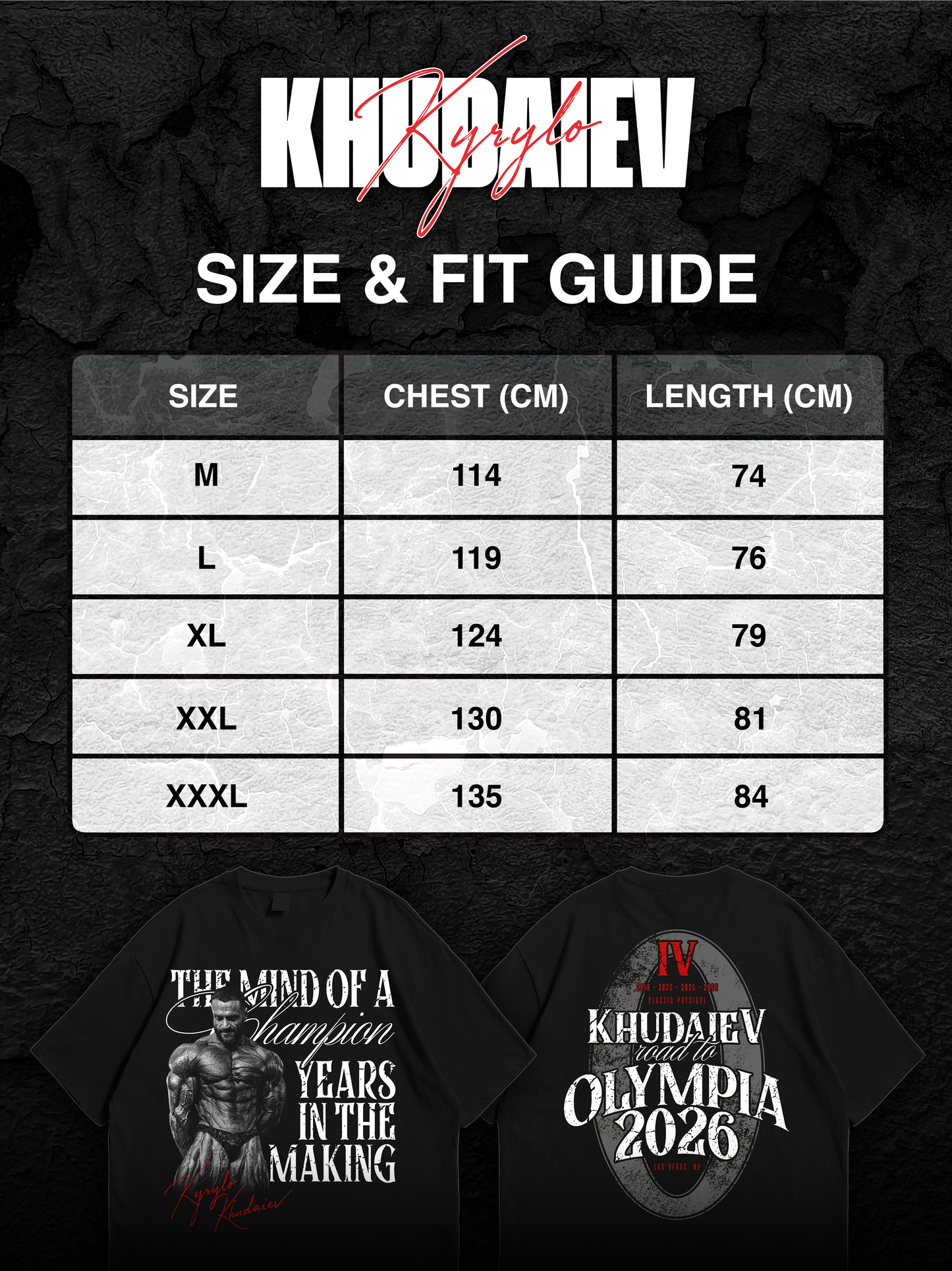 Khudaiev Road to Olympia 2026 Tee