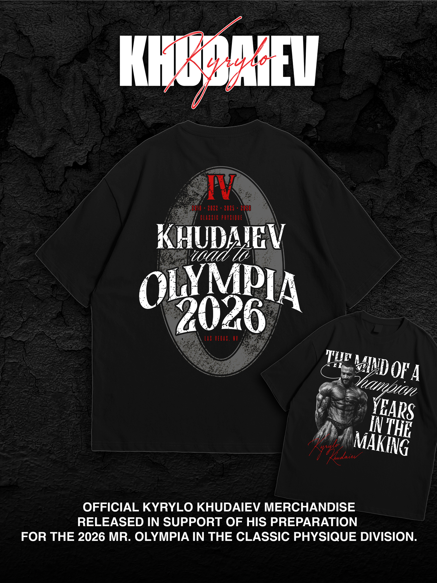 Khudaiev Road to Olympia 2026 Tee